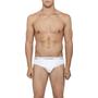 Calvin Klein Men's Modern Cotton Stretch Hip Brief in White – Socks and Undies