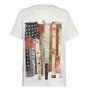 Abstract White Half Sleeve Boys’ Tee Manufacturers