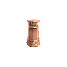 European Copper Chimney Pot - Queen 20" (Fits 13"x13" flue)