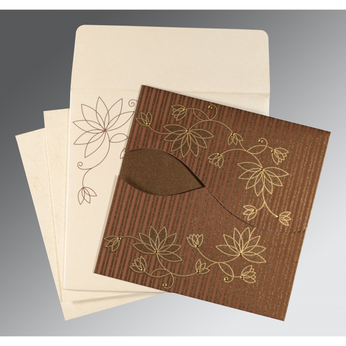 Brown Shimmery Floral Theme...