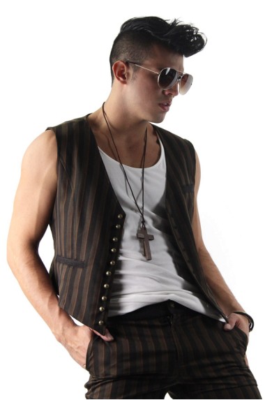 Pinstripe Vest For Men