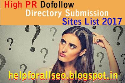 Directory Submission Sites ...