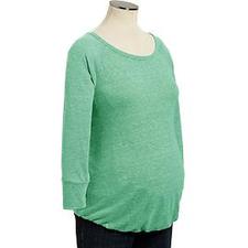 Maternity Slub-Knit Jersey Tops