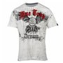 White Abstract Printed Tee Manufacturers