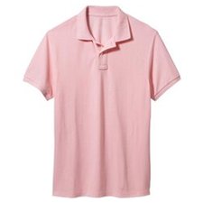 Light Pink Washed Polo T-Shirts Suppliers