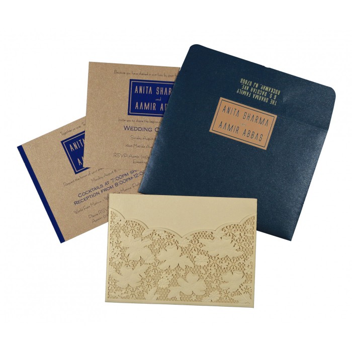 Ivory Shimmery Floral Theme...