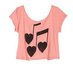 Pink Musical Hearts Crop To...