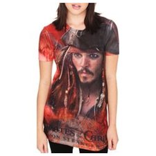 Custom Pirates Of The Caribbean Printed T Shirts Wholesale