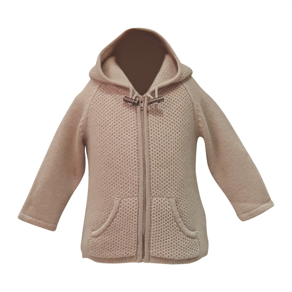 Baby Unisex Beige Sweater W...
