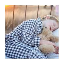 Boys Gingham Pajama Set In Navy/White Check