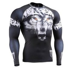 Black Embellished Blue Compressed T-shirt Manufacturers