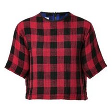 Wholesale Red & Black Checked Top In USA, UK and Australia