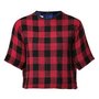 Wholesale Red & Black Checked Top In USA, UK and Australia