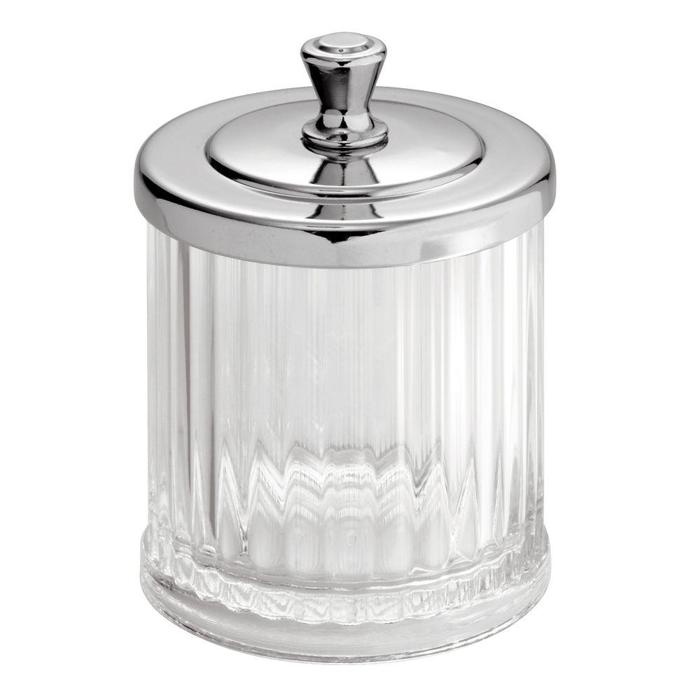 interDesign Alston Small Canister Clear/Chrome