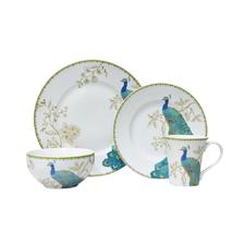 222 Fifth Peacock Garden Dinnerware Set (16-Piece)