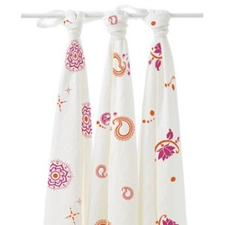 aden   anais Boutique Muslin Swaddle Wraps 3-Pack - Pyara-One Size