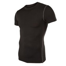 Athletic Black Compressed T-shirt Manufacturers