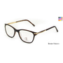 CIE SEC100 Eyeglasses.Brown pattern 