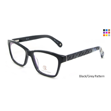 Black/Grey Pattern CIE SEC102 Eyeglasses.
