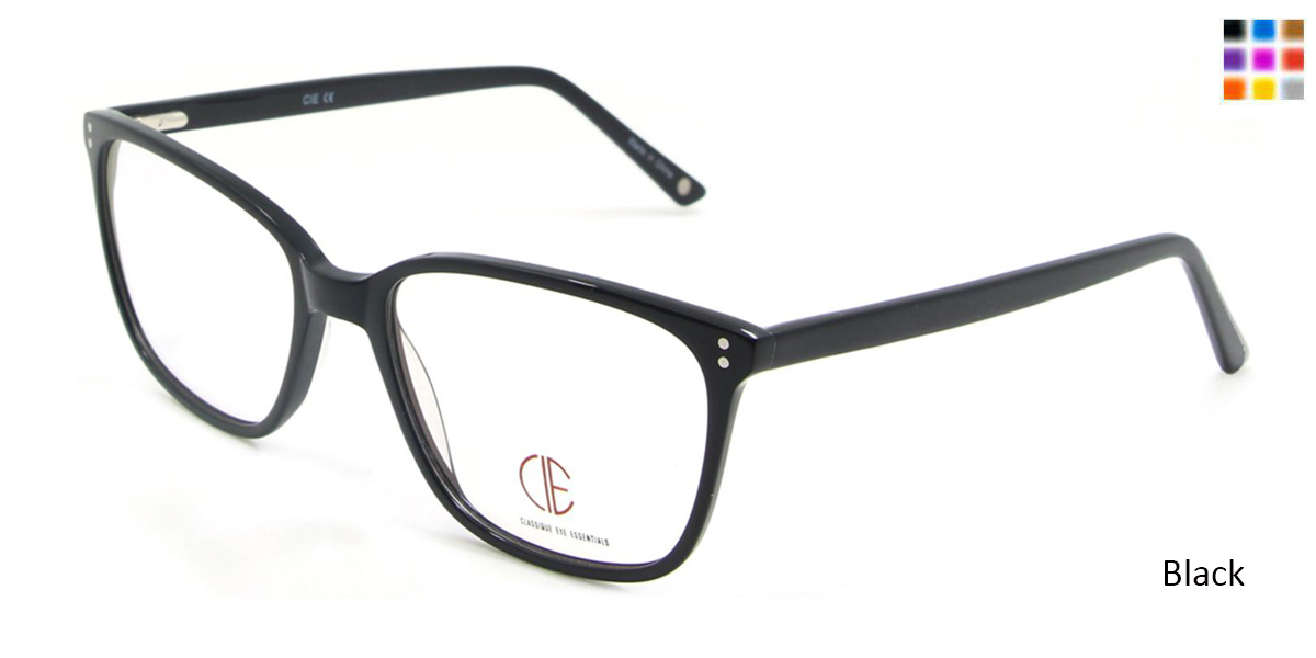 Black CIE SEC105 Eyeglasses.