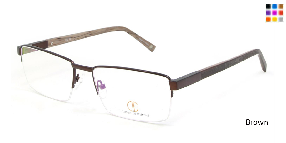 Brown CIE SEC111 Eyeglasses.