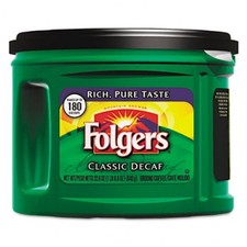 Folgers® Coffee, Classic Roast Decaffeinated, Ground, 22 3/5 oz., Can