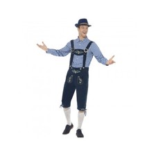Traditional Deluxe Rutger Bavarian Costume Front View at Fancy Dress and Party
