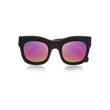 Illesteva Cat eye mirrored acetate sunglasses