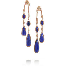 Fernando Jorge 18-karat rose gold, lapis lazuli and diamond earrings