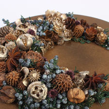 フラワーギフトの日本総合園芸オンラインショップ / シャビー・クリスマスプレート