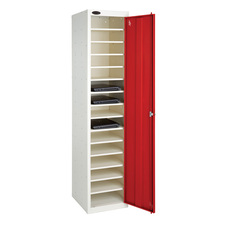 Laptop Storage Locker -Sgl Door 15 Shelves  (Non Charge)