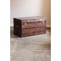 Bespoke Steamer Trunk Coffee Table in Leather