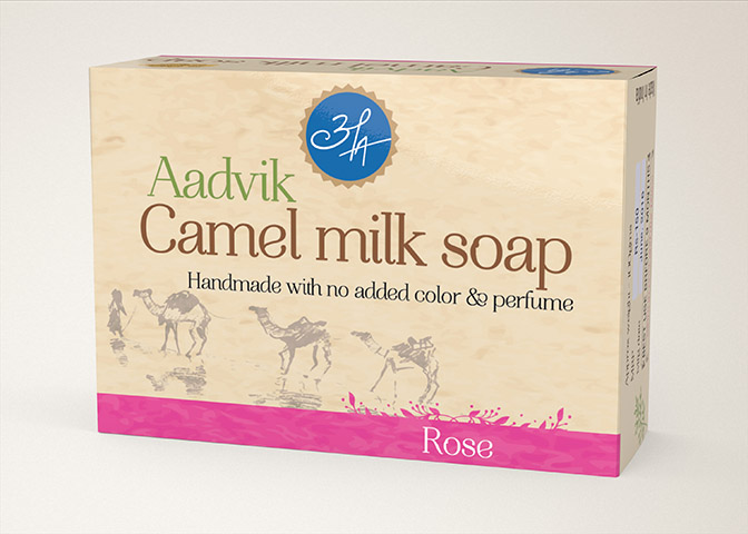 Camel milk soaps with Rose ...