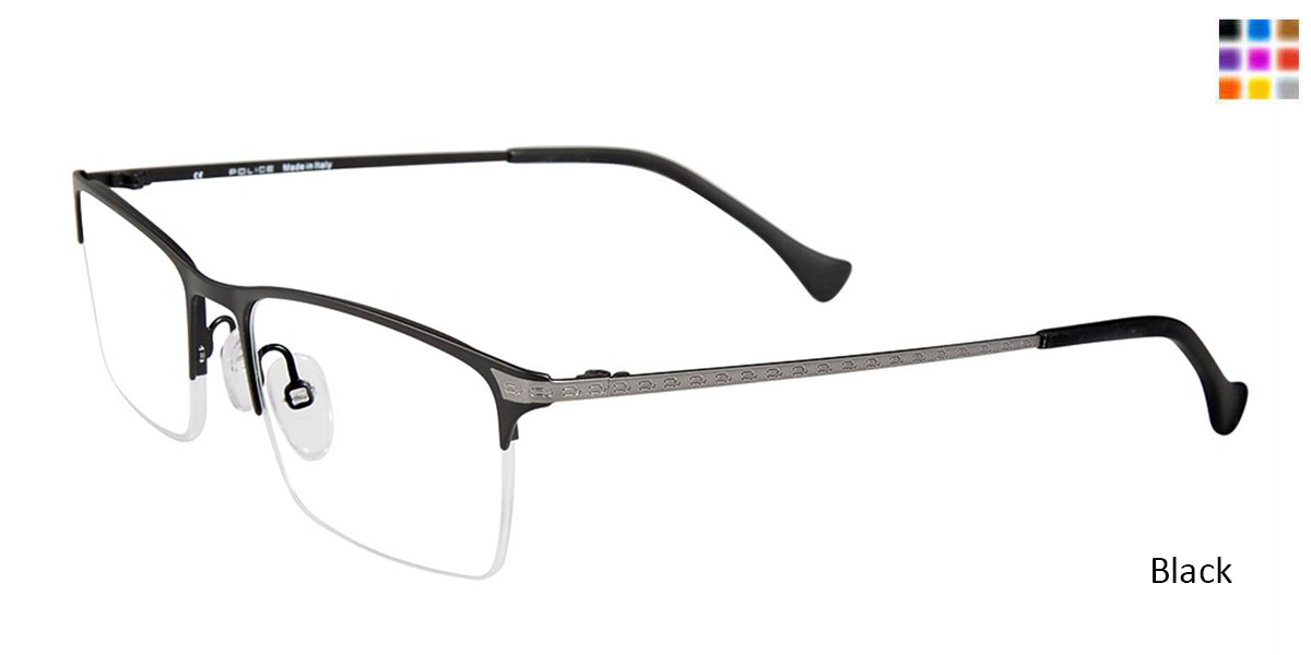 Black Police VPL043 Eyeglas...