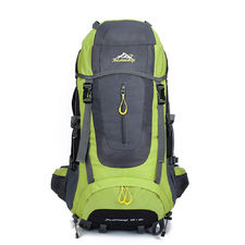 Huwaijianfeng Green 70L Large Capacity Waterproof Backpack