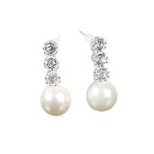 Premium Pearl Drop Earring with ADs