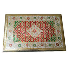 Meenakari golden color wooden Patla