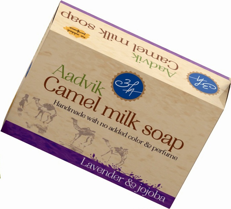Camel milk soaps with Laven...
