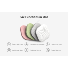 Nut Find3 Smart Tracker - 4-pack in White, Green, Orange, & Grey