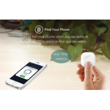 All New Nut Find3 Smart Tracker - never lose anything, 4-pack, white, green, orange, grey - NutFind