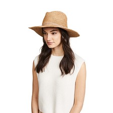 Hat Attack Raffia Crochet Continental Hat