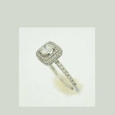 Diamond Antique Styled Engagement Ring - Romantic Jewelers