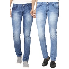 Ben Carter Men's Cotton Denim Jeans - Set Of 2 - HomeShop18.com