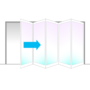 Nufold Bifold Doors - Door Opening Option - 5 Door Right