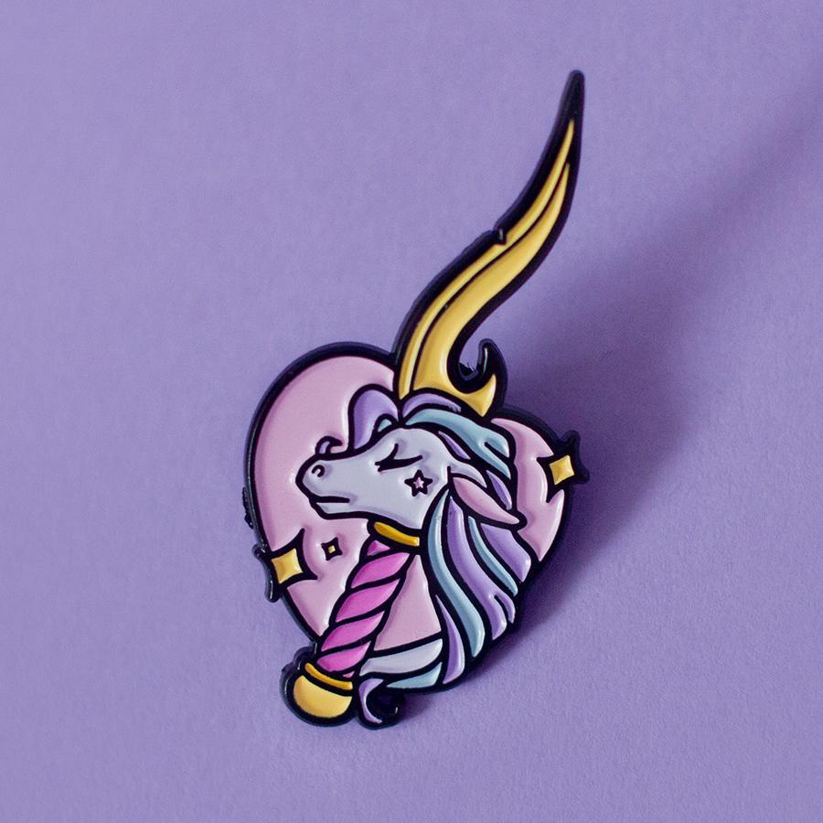 Unicorn Sword ♥ Enamel Pin ...