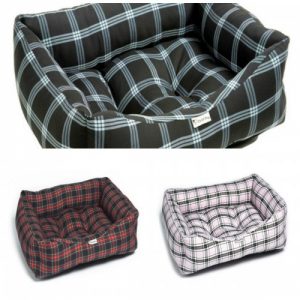 Collage Tartan Dog Bed