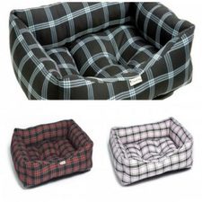 Collage Tartan Dog Bed