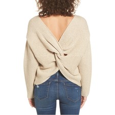 ASTR the Label Twist Back Sweater