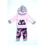 Pink Floral Hoodie 2 pieces set for Baby 171122