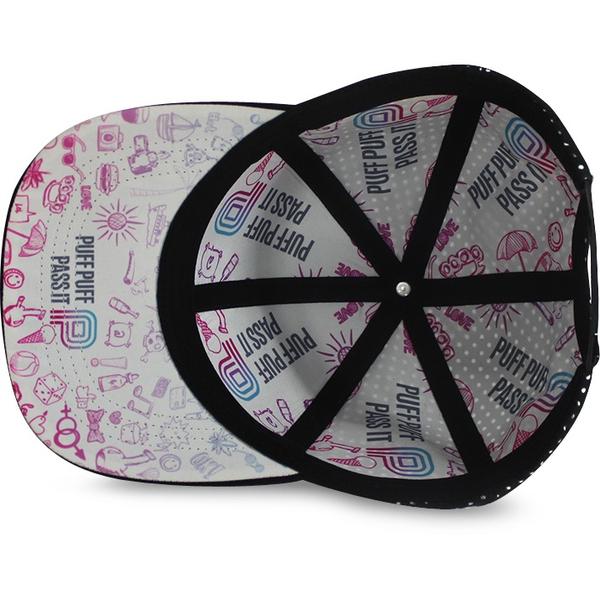 PPPI Print Suede Snapback Hat